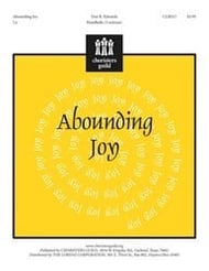 Abounding Joy Handbell sheet music cover